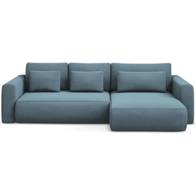 makamii Светлосин разтегателен ъглов диван с място за съхранение (десен ъгъл) Kapua - Makamii (KAPUA_RCF_M_24_P1_C4)