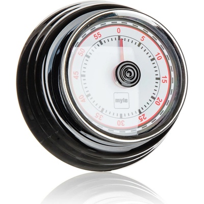 minutník pr.7cm nerez/ČER s magnetem CULINARIA