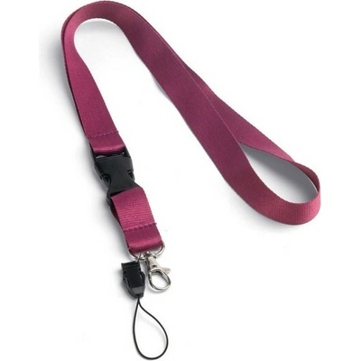 Snúrka na krk 20 mm purple