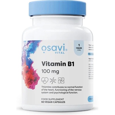 Osavi Vitamín B1 100 mg 60 vegánskych kapsúl