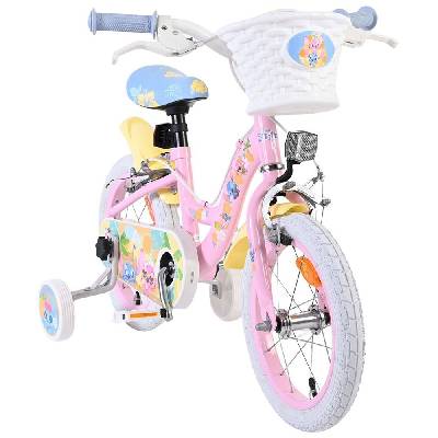 Детски велосипед с помощни колела E&L cycles - Disney Stitch, 14'', розов (20569-FW14)
