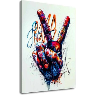 Obraz Peace Hand | Talianske plátno - 40x50 cm