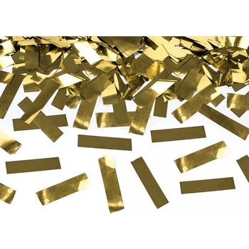 Konfety vystreľovacie - zlaté pásky 40cm