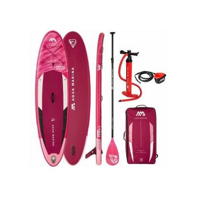 Aqua Marina Coral 10'2''x31''x4,75'' Růžová paddleboard