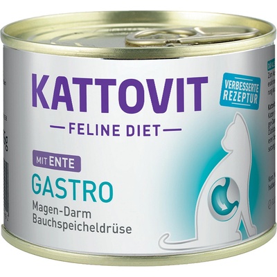 Kattovit Feline Diet Gastro s kachnou 12 x 85 g
