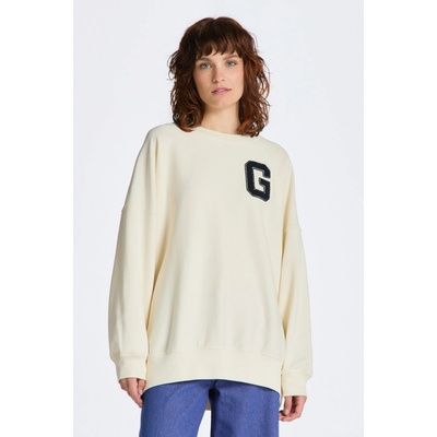 Gant Oversized G C-Neck Sweat biela
