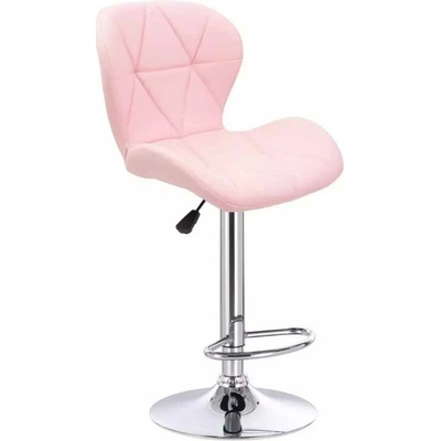 LuxuryForm Design Livio na striebornom tanieri ružová