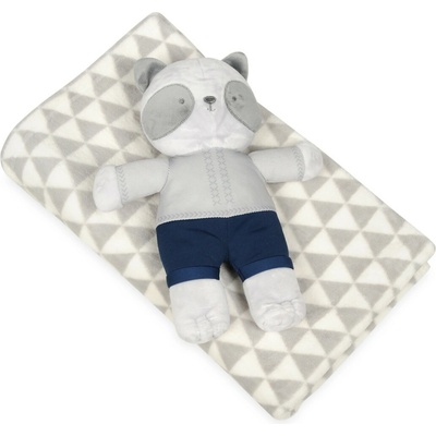 Babymatex Deka s hračkou Panda Grey