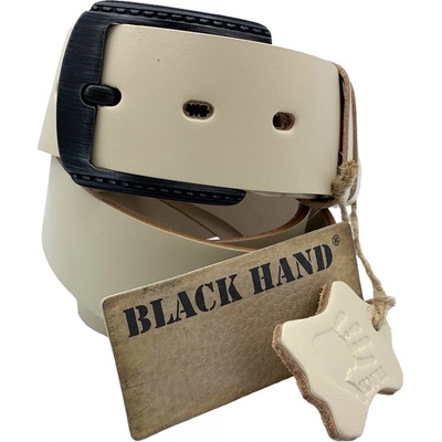 Black Hand dámský béžový kožený pásek 101-10