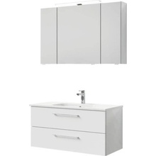 Kúpeľňová zostava Pelipal Sunline 121 Block biela 110 cm SET-121-171