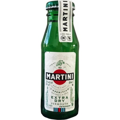Martini Extra Dry 15% 0,06 l (holá láhev)