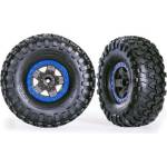 Traxxas колело 2.2", джанта TRX-4 Спорт сив/син, гума Canyon Trail (2)