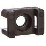 EM Group Saddle holder for cable ties black 4.8mm 9, 5x15mm F=3.5mm BMSN5499E /100pcs. /