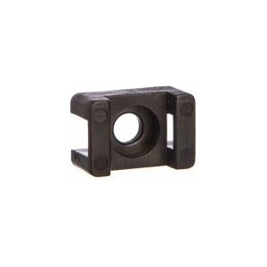 EM Group Saddle holder for cable ties black 4.8mm 9, 5x15mm F=3.5mm BMSN5499E /100pcs. /