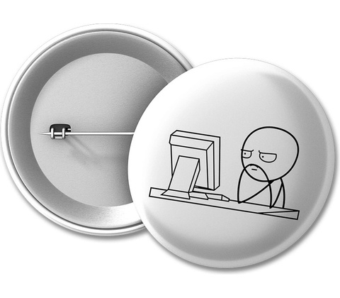 MemeMerch placka Computer Guy