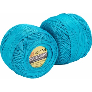 YARNART Canarias 008 Turquoise Плетене на една кука прежда (Canarias 008)
