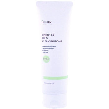 IUNIK Centella Mild Cleansing Foam - Нежна почистваща пяна с Центела 120мл