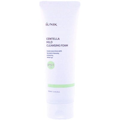 IUNIK Centella Mild Cleansing Foam - Нежна почистваща пяна с Центела 120мл