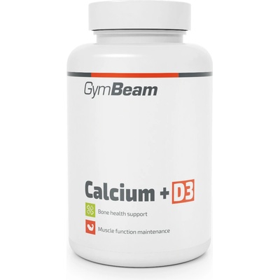 GymBeam Калций + Витамин D3 120 капс