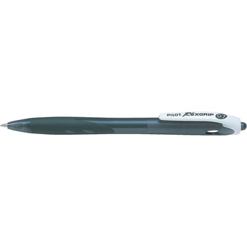Pilot Химикалка, 0, 27 мм, с бутон, PILOT "Rexgrip", черна BRG-10F-BB-BG (BRG-10F-BB-BG)