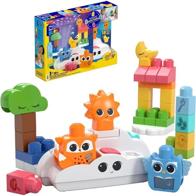 MEGA BLOKS Vstávaj a zaspávaj nočné svetielko a projektor, 30 ks