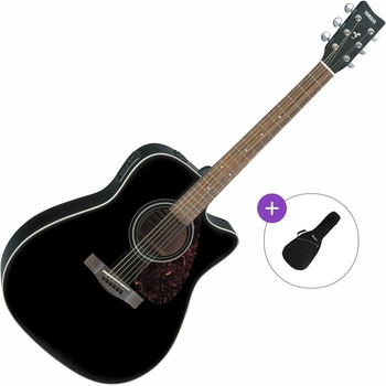 Yamaha FX370C Basic SET Black Електро-акустична китара Дреднаут