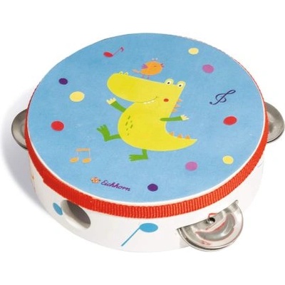 Eichhorn Дървена музикална тамбурина със крокодил - Eichhorn (100003483)