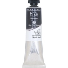 Sennelier Olejová barva Rive Gauche 755 Ivory Black 40 ml