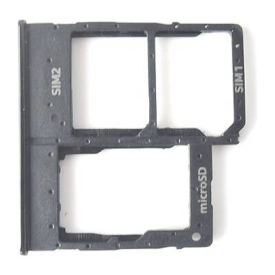 Samsung Galaxy A20e SIM tray černý, držák, šuplík GH98-44377A
