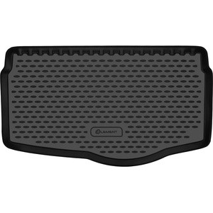 LEMENT Element precisely fitting premium anti-slip boot mat suitable for VW Polo GTI (VI Restyling) | 2021 -> | 5 doors | lower loading floor position | 100% custom-fit anti-slip car mat - EXP. CARA70075N11 