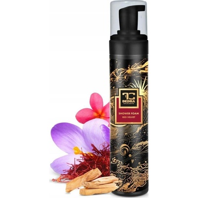 Dedra RED VELVET sprchová pěna na mytí těla jemná & šetrná péče 250 ml