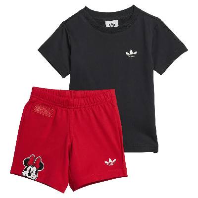 X Disney Minnie Mouse Shorts & Tee set - Red / Black (Black / Better Scarlet)