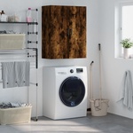 vidaXL Стенен шкаф опушен дъб 69, 5x34x90 см (828425)
