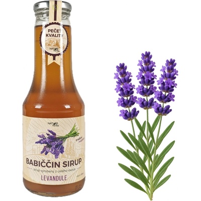 Nature Notea Babiččin sirup Levandule 0,5 l