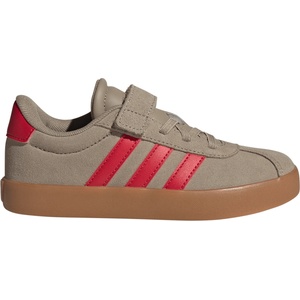 adidas Детски маратонки adidas Kid's VL Court 3.0 EL Sneakers - Blanch Cargo / Pure Ruby / Gold Met. - размер 32 (EU) (702-3741-0719)