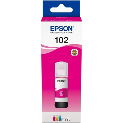 Epson 102 мастилена касета Магента 70 мл EcoTank (C13T03R340)
