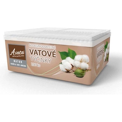 A vata Natur Vatové Tyčinky box 200 ks