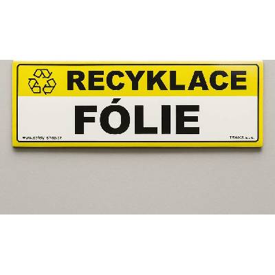 Traiva s.r.o Recyklace Fólie Verze: Samolepka papírová 290 x 100 mm tl. 0,1 mm - Kód: 17418