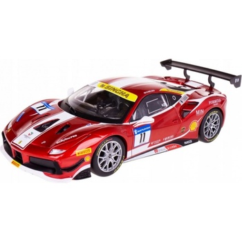 Bburago Ferrari 488 Challenge 2017 červená 1:24