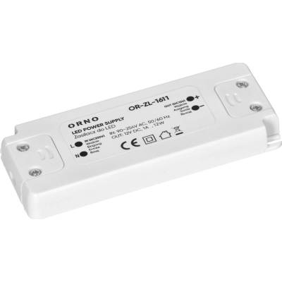 ORNO LED ovladač 12V 12W AC/DC pro osvětlení
