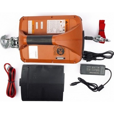 Tor-industries Elektrický naviják s baterií 24V 450kg 4600mm SQ-05
