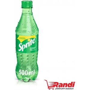 Sprite Газирана напитка Sprite 500мл