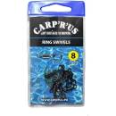 Carp ´R´ Us Obratlík s kroužkem Ring Swivel veľ.8 8 ks