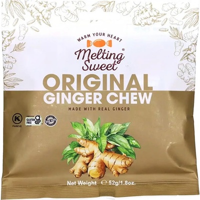 Melting Sweet Originální zázvorové žvýkací bonbóny 52 g