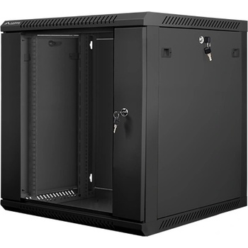 Lanberg Комуникационен шкаф Lanberg WF01-6612-10B, 19", 12U, 600 x 600 x 640, черен (WF01-6612-10B)