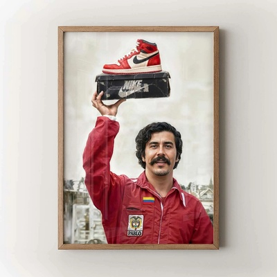 Pablo Sneakerhead Velikost: 30x40 cm, Rám: Přírodní