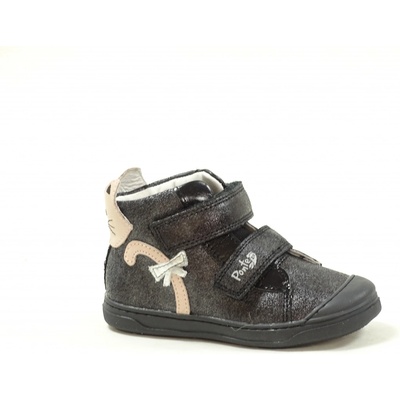 Obutex DA06-4-2624L dětská vycházková obuv black