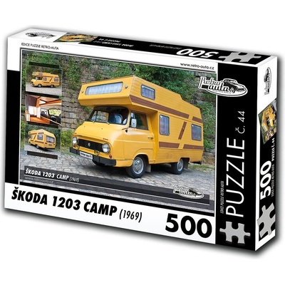 Retro-auta Škoda 1203 CAMP 1969 500 dílků