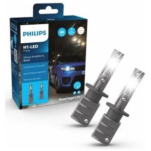 Philips Ultinon Pro6000 Boost H1-LED headlight bulb with street approval*, 5, 800K, gray - 2759794