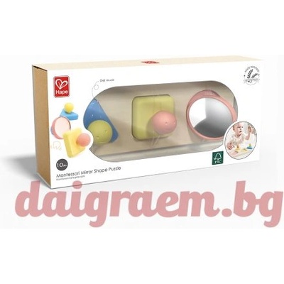 Hape Образователна играчка Огледални форми, hape e0072 (h0072)